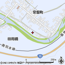 秋田県湯沢市下院内常盤町163周辺の地図