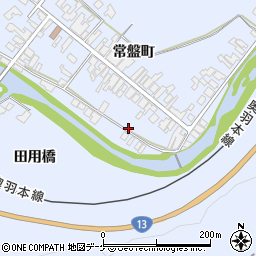 秋田県湯沢市下院内常盤町146周辺の地図