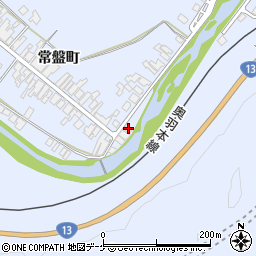 秋田県湯沢市下院内常盤町87周辺の地図
