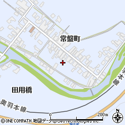 秋田県湯沢市下院内常盤町104周辺の地図