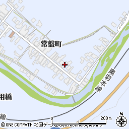 秋田県湯沢市下院内常盤町28周辺の地図