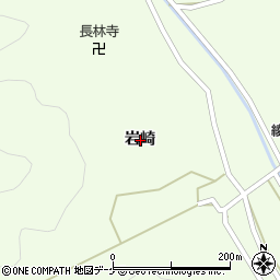 岩手県大船渡市三陸町綾里岩崎周辺の地図