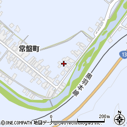 秋田県湯沢市下院内常盤町43周辺の地図