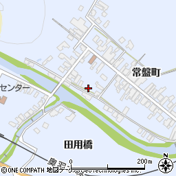 秋田県湯沢市下院内常盤町132周辺の地図