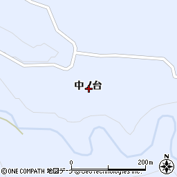 秋田県湯沢市皆瀬中ノ台周辺の地図