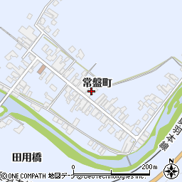 秋田県湯沢市下院内常盤町19周辺の地図
