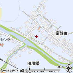 秋田県湯沢市下院内常盤町117周辺の地図