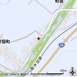 秋田県湯沢市下院内常盤町50周辺の地図