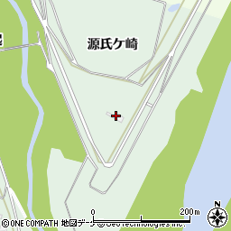 岩手県奥州市前沢源氏ケ崎24周辺の地図