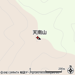 天南山周辺の地図