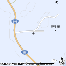 秋田県湯沢市皆瀬（上小保内）周辺の地図
