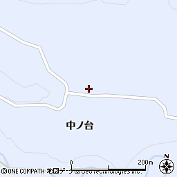 秋田県湯沢市皆瀬蟹沢周辺の地図