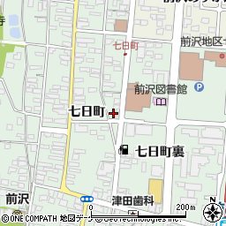 前沢理容所周辺の地図