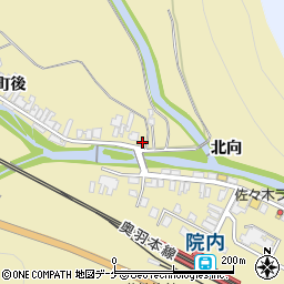 秋田県湯沢市上院内町後96周辺の地図