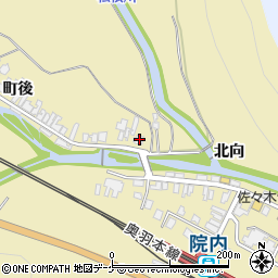 秋田県湯沢市上院内町後97周辺の地図