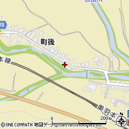 秋田県湯沢市上院内町後202周辺の地図