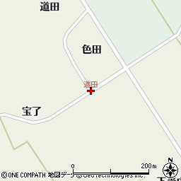 道田周辺の地図