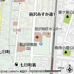 前沢ふれあいセンター（チェリーホール）周辺の地図