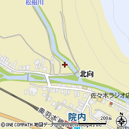 秋田県湯沢市上院内町後94周辺の地図