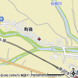 秋田県湯沢市上院内町後189周辺の地図