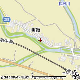 秋田県湯沢市上院内町後205周辺の地図