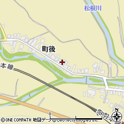 秋田県湯沢市上院内町後188周辺の地図