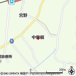岩手県大船渡市三陸町綾里中曽根周辺の地図
