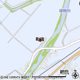 秋田県湯沢市下院内町後周辺の地図