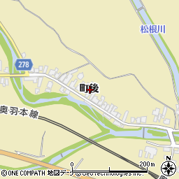 秋田県湯沢市上院内町後周辺の地図