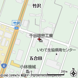 株式会社千田精密工業周辺の地図