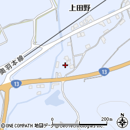秋田県湯沢市下院内新馬場11周辺の地図