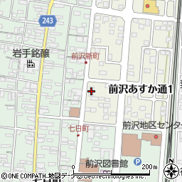 岩手銀行前沢支店 ＡＴＭ周辺の地図