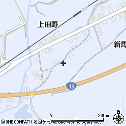 秋田県湯沢市下院内新馬場98周辺の地図
