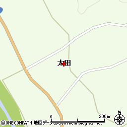 岩手県陸前高田市横田町（太田）周辺の地図