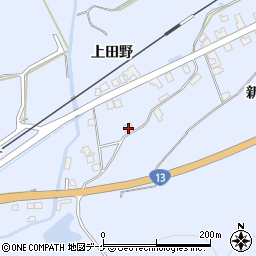秋田県湯沢市下院内新馬場56周辺の地図