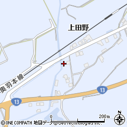 秋田県湯沢市下院内新馬場29周辺の地図