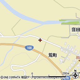 秋田県湯沢市上院内荒町2周辺の地図