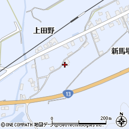 秋田県湯沢市下院内新馬場68周辺の地図