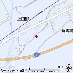 秋田県湯沢市下院内新馬場67周辺の地図