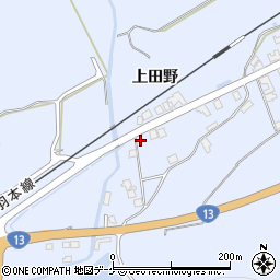 秋田県湯沢市下院内新馬場31周辺の地図