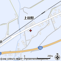 秋田県湯沢市下院内新馬場28周辺の地図