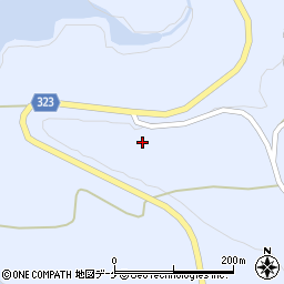 秋田県湯沢市皆瀬横林周辺の地図