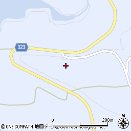 秋田県湯沢市皆瀬（横林）周辺の地図