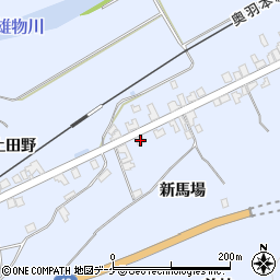 秋田県湯沢市下院内新馬場171周辺の地図
