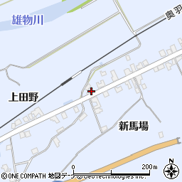 秋田県湯沢市下院内新馬場178周辺の地図
