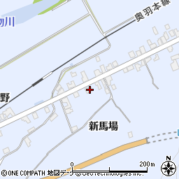 秋田県湯沢市下院内新馬場169周辺の地図