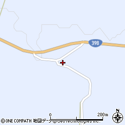 秋田県湯沢市皆瀬上貝沼67周辺の地図
