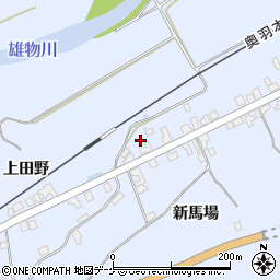 秋田県湯沢市下院内新馬場179周辺の地図