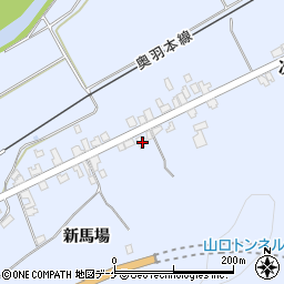 秋田県湯沢市下院内新馬場162周辺の地図