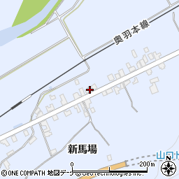 秋田県湯沢市下院内新馬場188周辺の地図